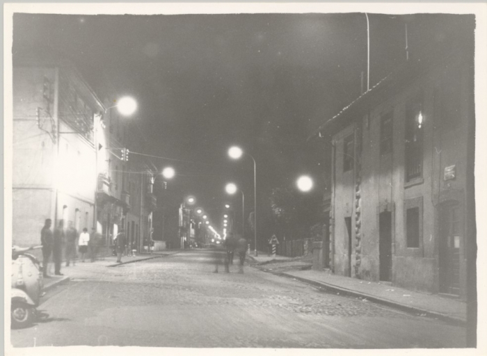 Carretera general,  El Entrego , 1969.